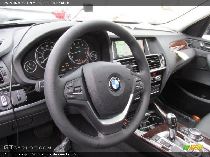 Jet Black / Black 2015 BMW X3 xDrive28i