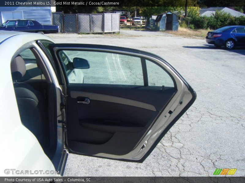 Gold Mist Metallic / Cocoa/Cashmere 2011 Chevrolet Malibu LS