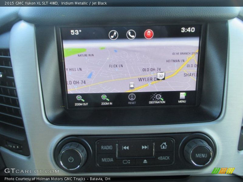 Iridium Metallic / Jet Black 2015 GMC Yukon XL SLT 4WD