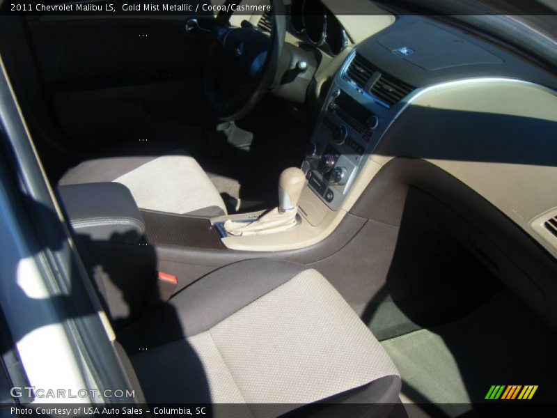 Gold Mist Metallic / Cocoa/Cashmere 2011 Chevrolet Malibu LS