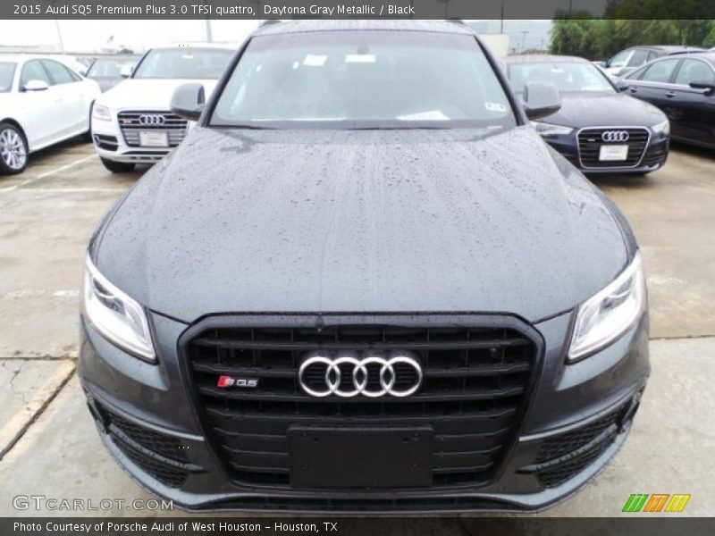 Daytona Gray Metallic / Black 2015 Audi SQ5 Premium Plus 3.0 TFSI quattro