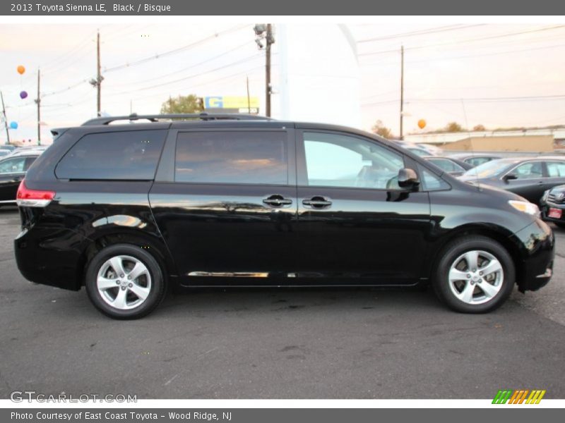 Black / Bisque 2013 Toyota Sienna LE