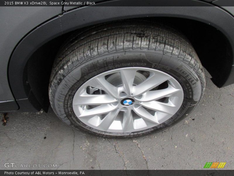 Space Grey Metallic / Black 2015 BMW X3 xDrive28i