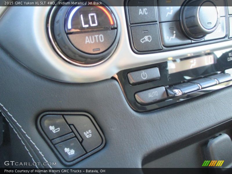 Iridium Metallic / Jet Black 2015 GMC Yukon XL SLT 4WD