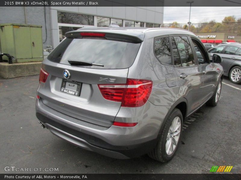 Space Grey Metallic / Black 2015 BMW X3 xDrive28i