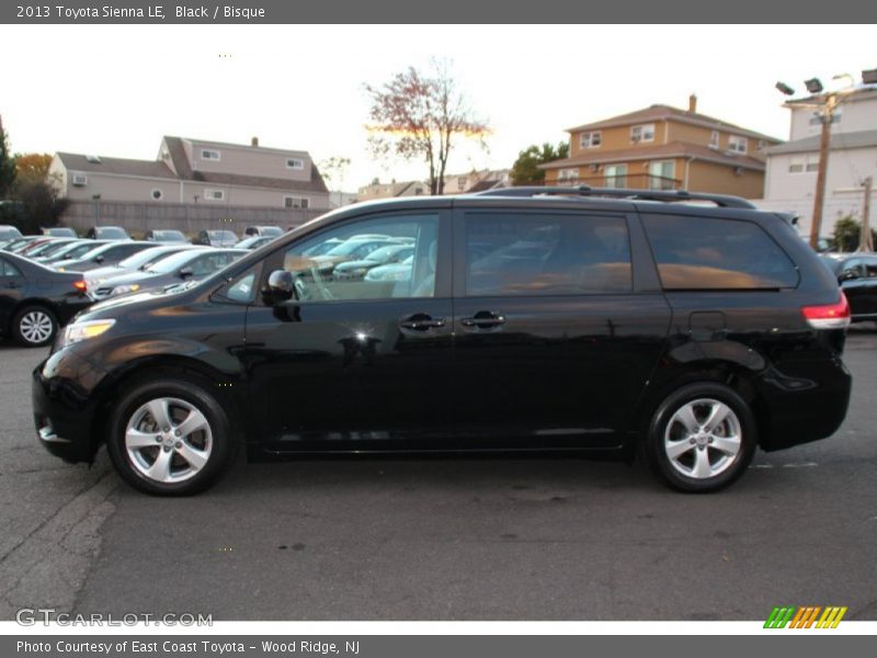 Black / Bisque 2013 Toyota Sienna LE
