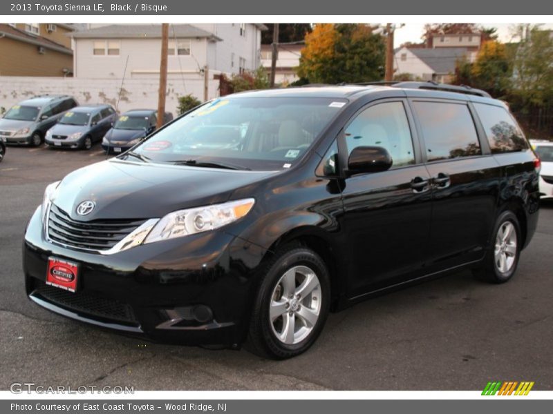 Black / Bisque 2013 Toyota Sienna LE