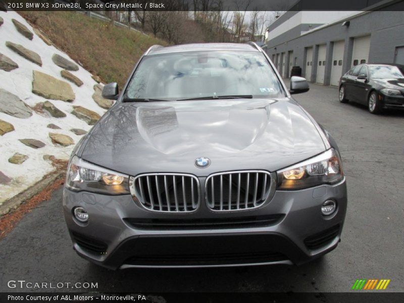 Space Grey Metallic / Black 2015 BMW X3 xDrive28i