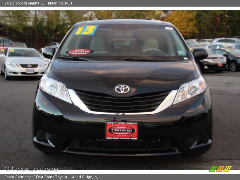 Black / Bisque 2013 Toyota Sienna LE