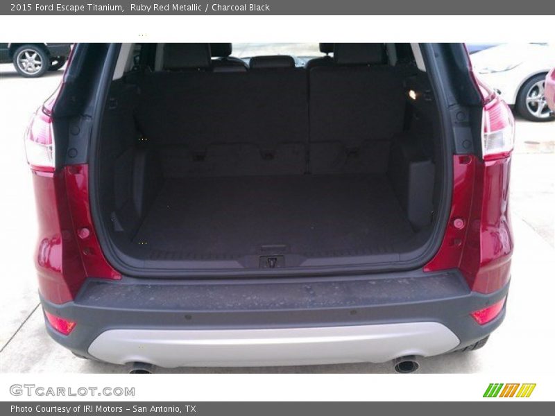 Ruby Red Metallic / Charcoal Black 2015 Ford Escape Titanium