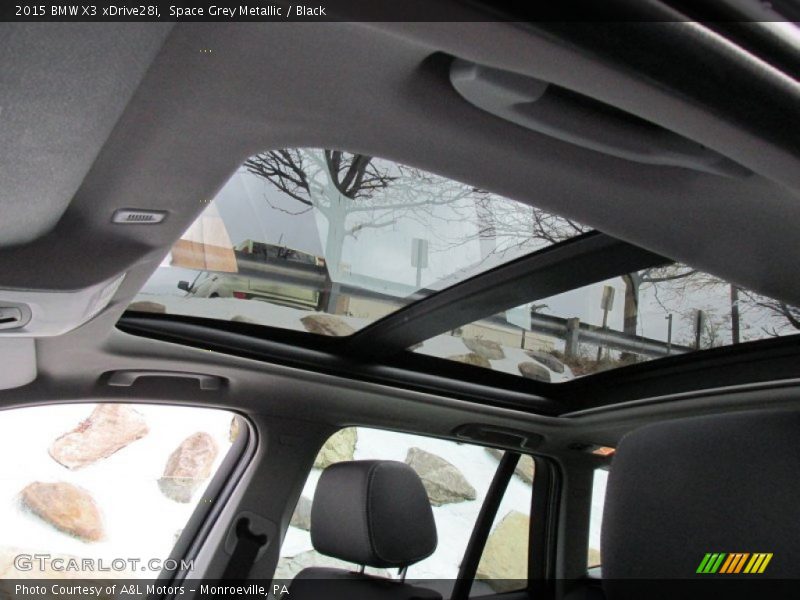 Space Grey Metallic / Black 2015 BMW X3 xDrive28i