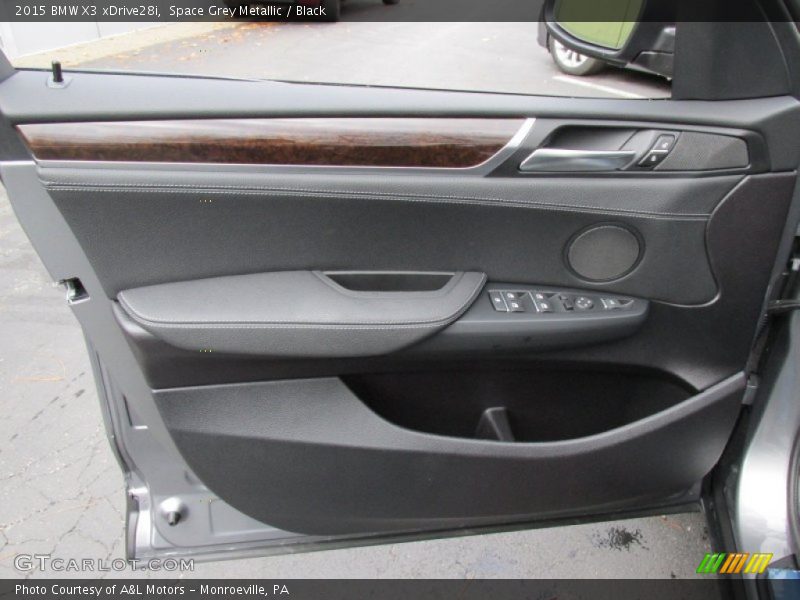 Space Grey Metallic / Black 2015 BMW X3 xDrive28i