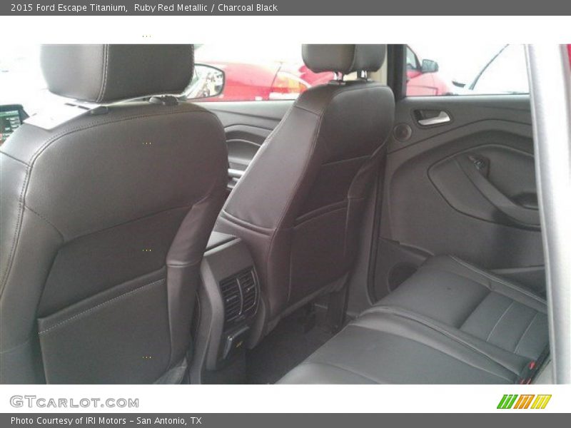 Ruby Red Metallic / Charcoal Black 2015 Ford Escape Titanium