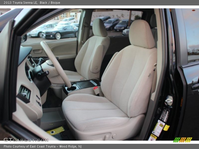 Black / Bisque 2013 Toyota Sienna LE