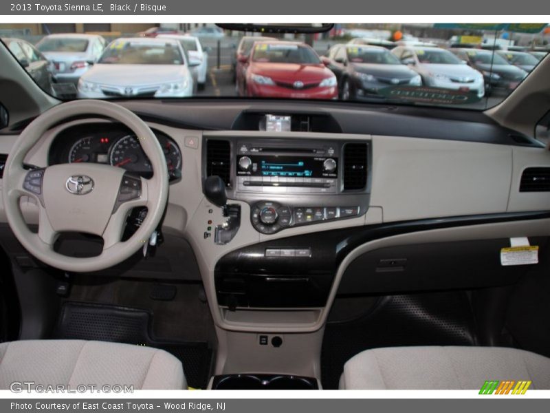 Black / Bisque 2013 Toyota Sienna LE
