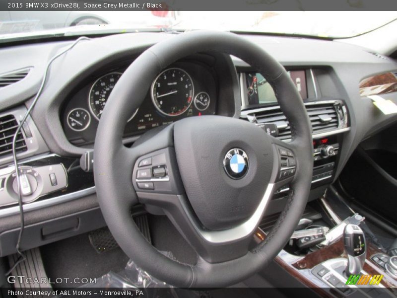 Space Grey Metallic / Black 2015 BMW X3 xDrive28i