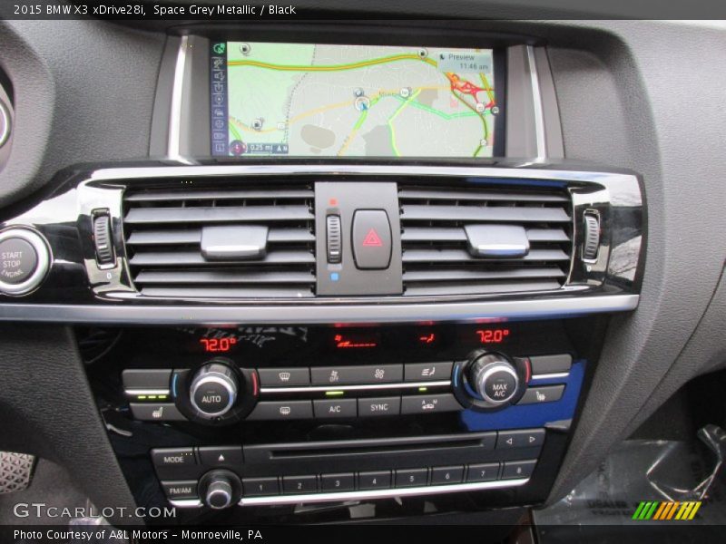 Space Grey Metallic / Black 2015 BMW X3 xDrive28i