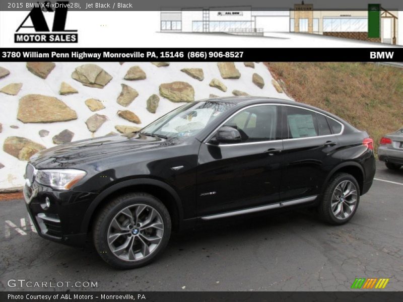 Jet Black / Black 2015 BMW X4 xDrive28i