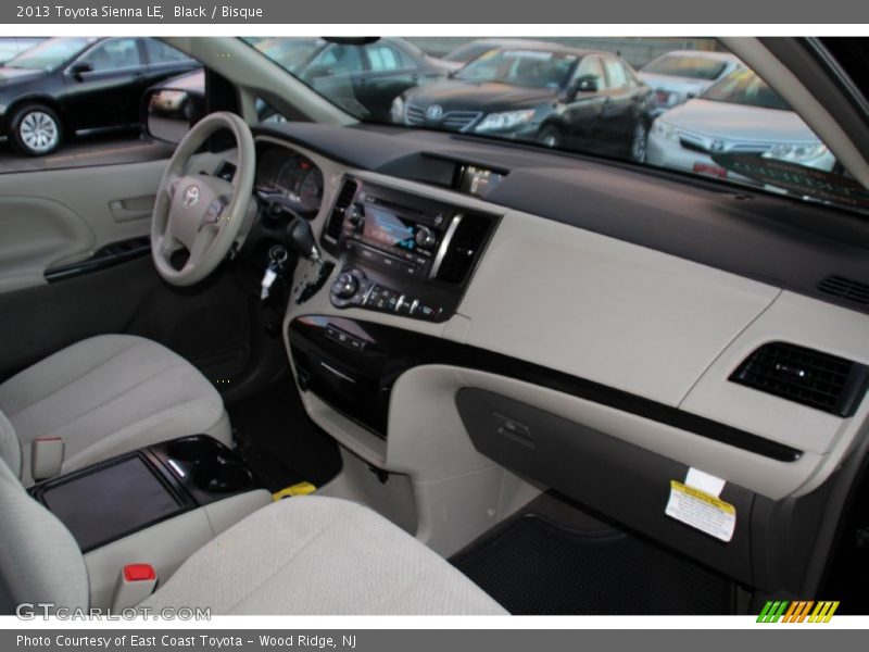 Black / Bisque 2013 Toyota Sienna LE