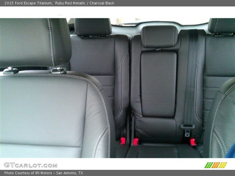 Ruby Red Metallic / Charcoal Black 2015 Ford Escape Titanium