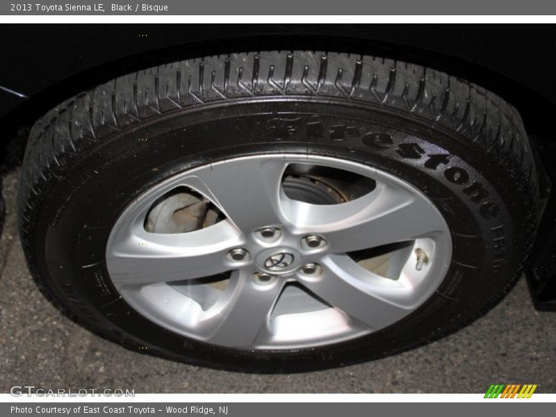 Black / Bisque 2013 Toyota Sienna LE