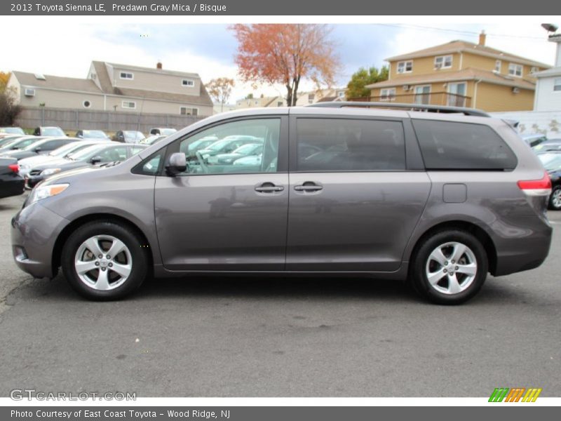 Predawn Gray Mica / Bisque 2013 Toyota Sienna LE