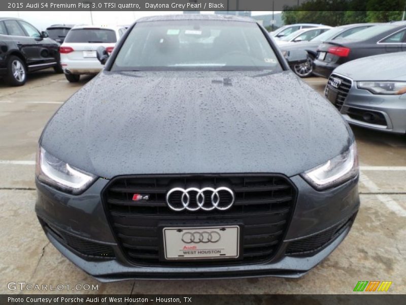 Daytona Grey Pearl / Black 2015 Audi S4 Premium Plus 3.0 TFSI quattro
