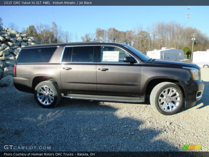 Iridium Metallic / Jet Black 2015 GMC Yukon XL SLT 4WD