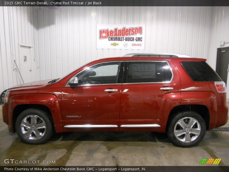 Crystal Red Tintcoat / Jet Black 2015 GMC Terrain Denali