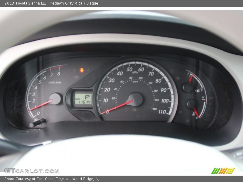 Predawn Gray Mica / Bisque 2013 Toyota Sienna LE