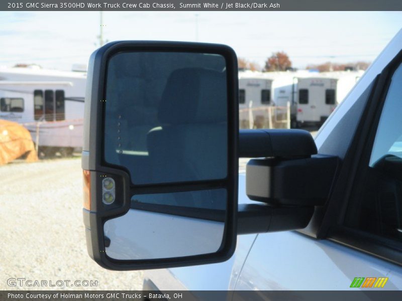 Summit White / Jet Black/Dark Ash 2015 GMC Sierra 3500HD Work Truck Crew Cab Chassis