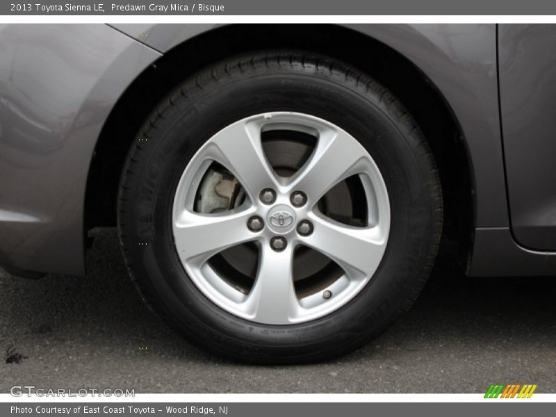 Predawn Gray Mica / Bisque 2013 Toyota Sienna LE