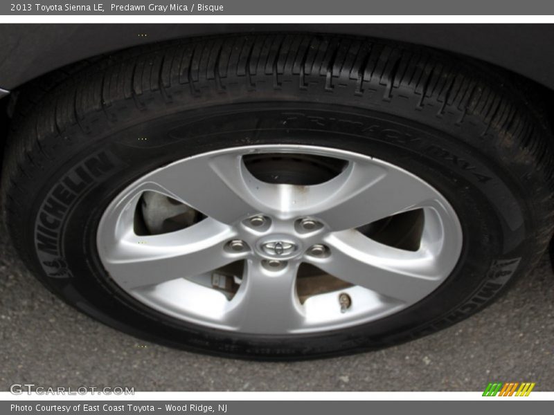 Predawn Gray Mica / Bisque 2013 Toyota Sienna LE