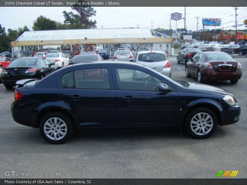 Imperial Blue Metallic / Ebony 2009 Chevrolet Cobalt LT Sedan