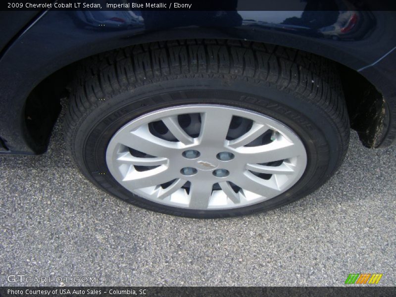 Imperial Blue Metallic / Ebony 2009 Chevrolet Cobalt LT Sedan