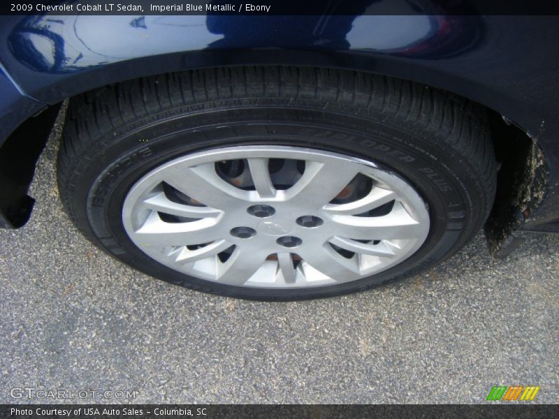 Imperial Blue Metallic / Ebony 2009 Chevrolet Cobalt LT Sedan