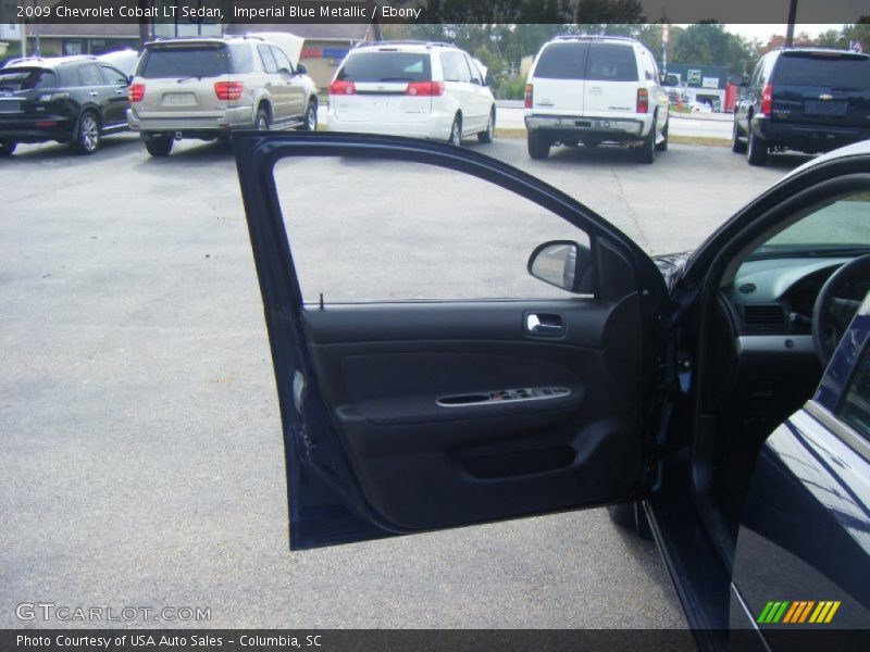 Imperial Blue Metallic / Ebony 2009 Chevrolet Cobalt LT Sedan