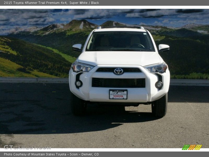Super White / Black 2015 Toyota 4Runner Trail Premium 4x4