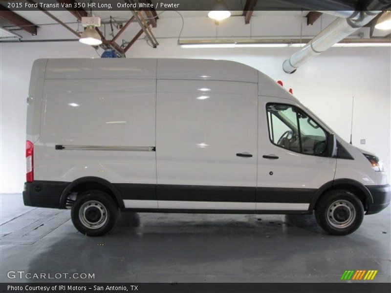 Oxford White / Pewter 2015 Ford Transit Van 350 HR Long