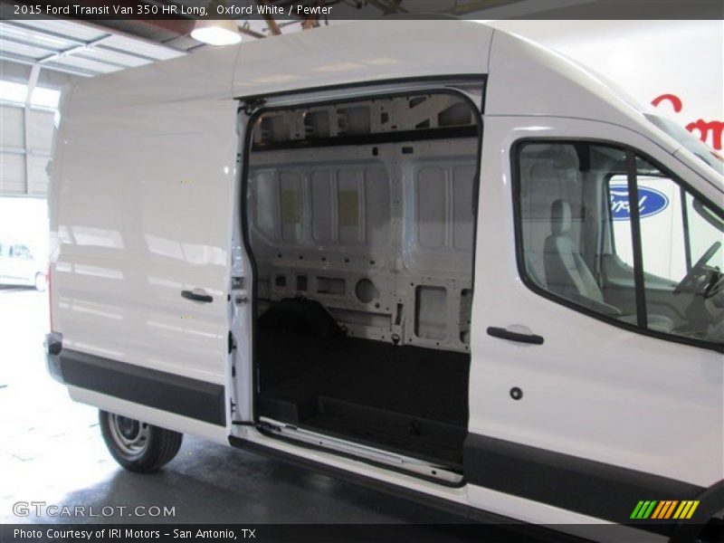 Oxford White / Pewter 2015 Ford Transit Van 350 HR Long