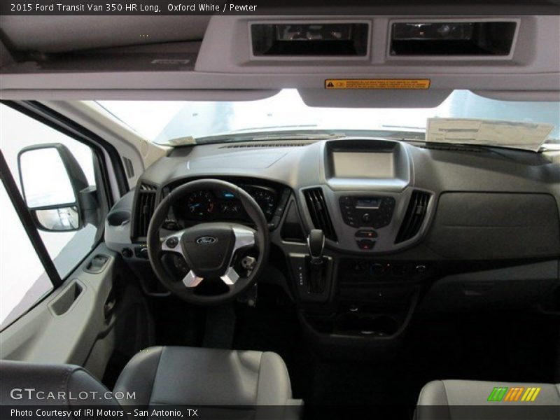 Oxford White / Pewter 2015 Ford Transit Van 350 HR Long