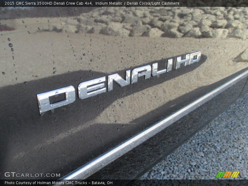 Iridium Metallic / Denali Cocoa/Light Cashmere 2015 GMC Sierra 3500HD Denali Crew Cab 4x4