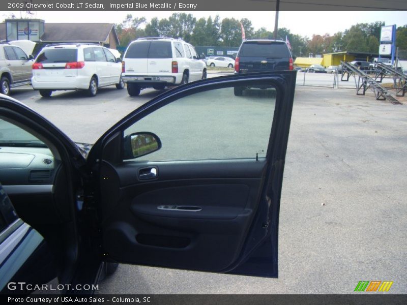 Imperial Blue Metallic / Ebony 2009 Chevrolet Cobalt LT Sedan