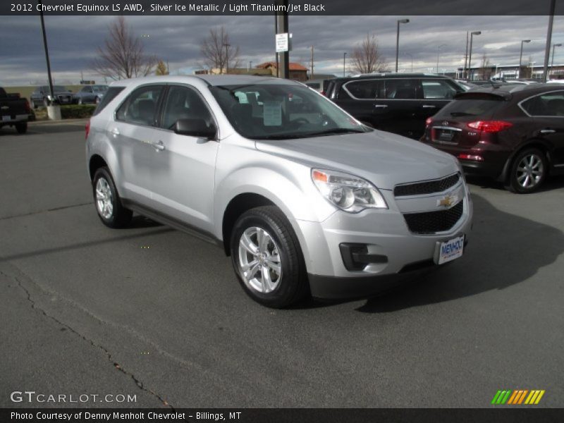 Silver Ice Metallic / Light Titanium/Jet Black 2012 Chevrolet Equinox LS AWD