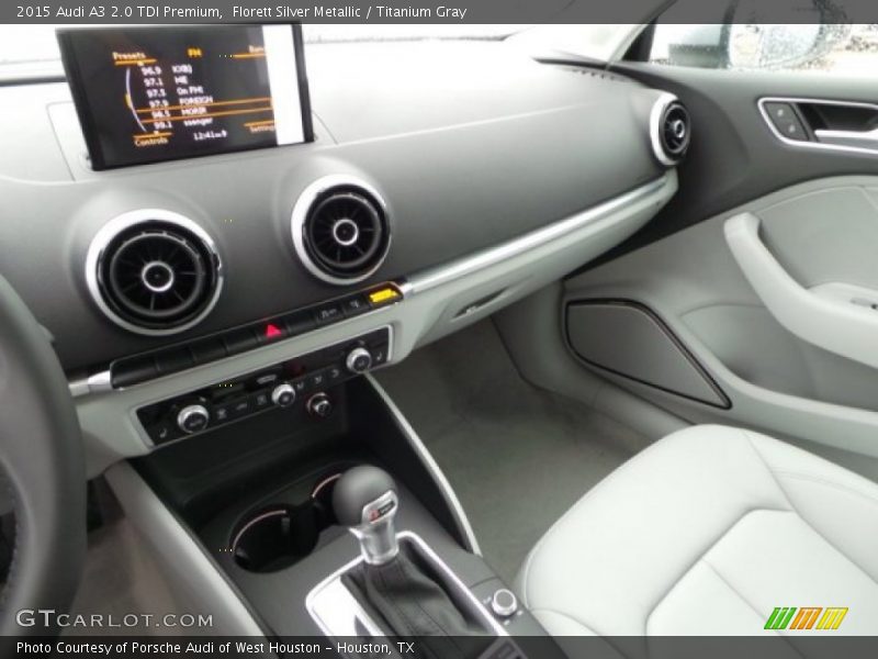 Florett Silver Metallic / Titanium Gray 2015 Audi A3 2.0 TDI Premium