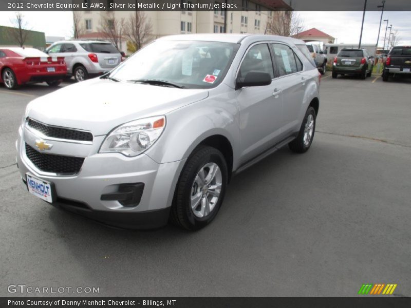 Silver Ice Metallic / Light Titanium/Jet Black 2012 Chevrolet Equinox LS AWD