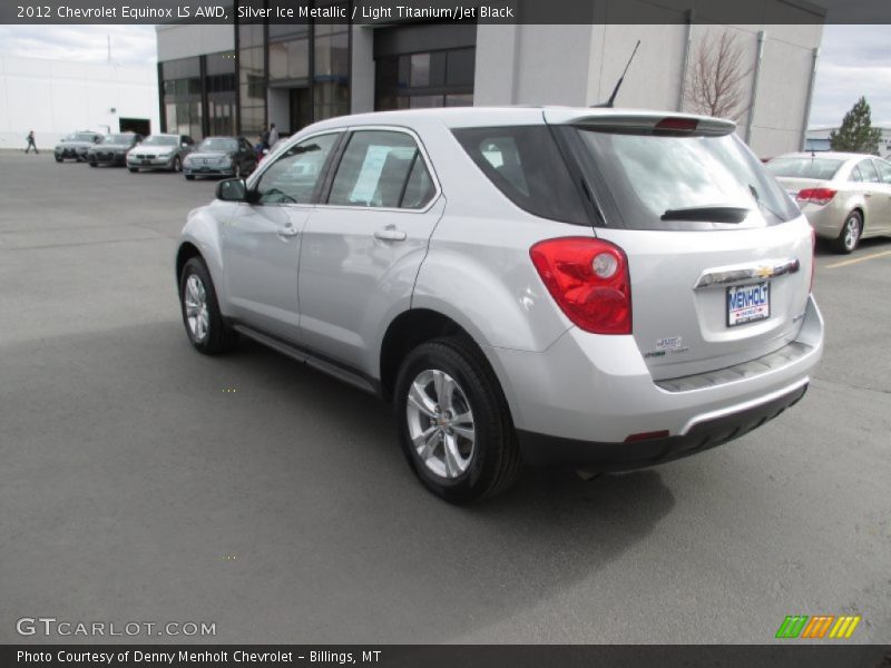 Silver Ice Metallic / Light Titanium/Jet Black 2012 Chevrolet Equinox LS AWD