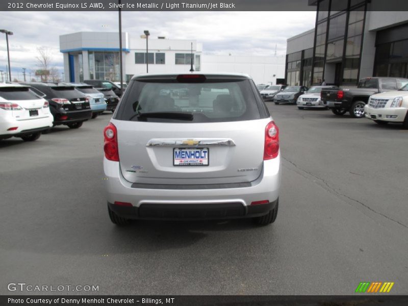 Silver Ice Metallic / Light Titanium/Jet Black 2012 Chevrolet Equinox LS AWD