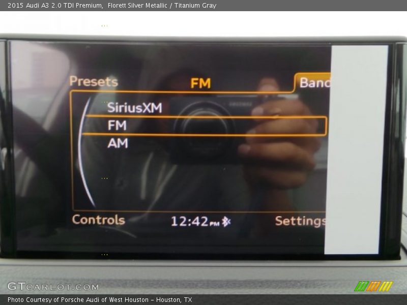 Florett Silver Metallic / Titanium Gray 2015 Audi A3 2.0 TDI Premium