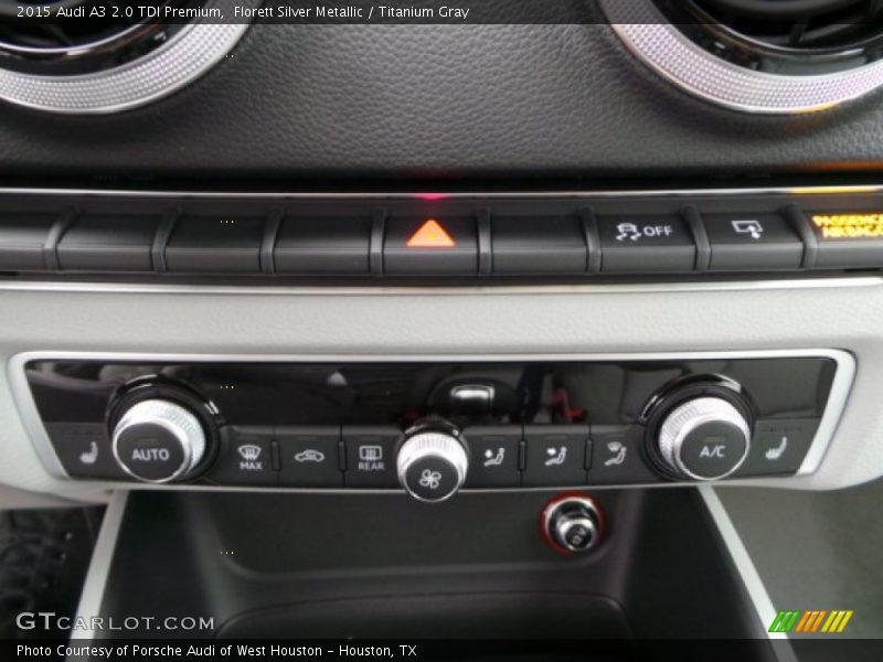 Florett Silver Metallic / Titanium Gray 2015 Audi A3 2.0 TDI Premium